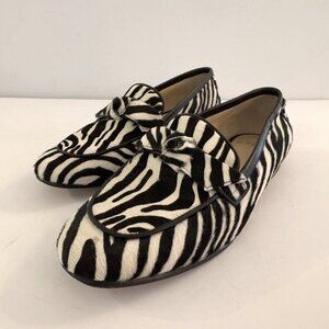 ALEXANDRE BIRMAN, Zebra Pony Hair Loafers